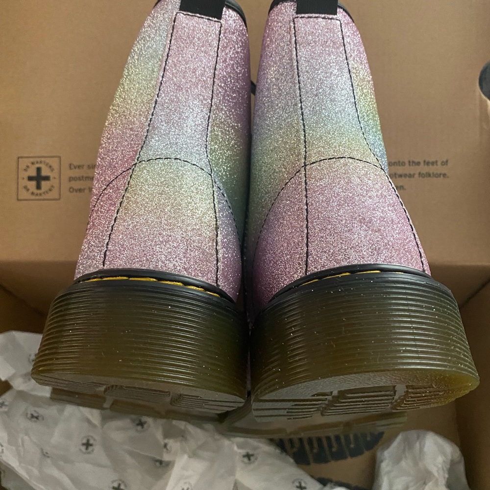 Dr. Marten’s Combat Boots!   Brand New. Never worn. Big Kids/Youth Size 5